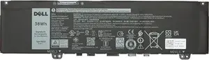 Battery Dell 0F62G0 38WHR 3‑cell replacement battery for compatible Dell laptops