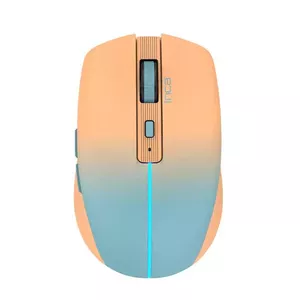 Мышь INCA IWM-511RT правая RF Wireless + Bluetooth + USB‑C оптическая 1600 DPI, 6 кнопок, многоцветная