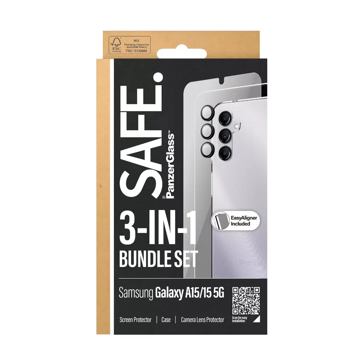 3-in-1 Protection Pack Samsung Galaxy A15 Photo 3