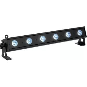 Светодиодный бар EUROLITE LED BAR-6 QCL RGB+WW (MPN 51930389) — RGB и тёплый белый для сценического освещения