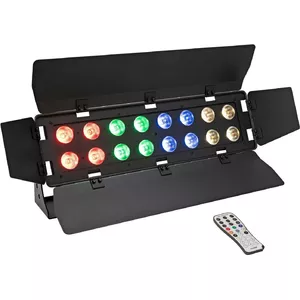 EUROLITE Stage Panel 16 QCL RGB/WW LED – 16-LED QCL panel with RGB and warm white
