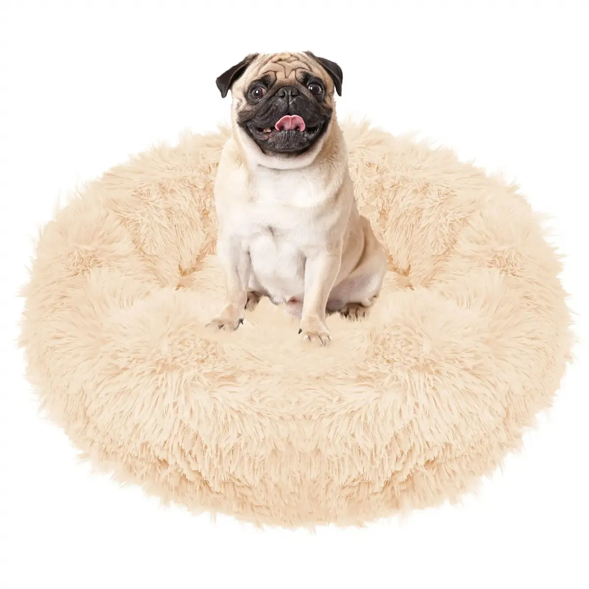 Pet bed Springos PA0115 — round 60 cm Photo 5