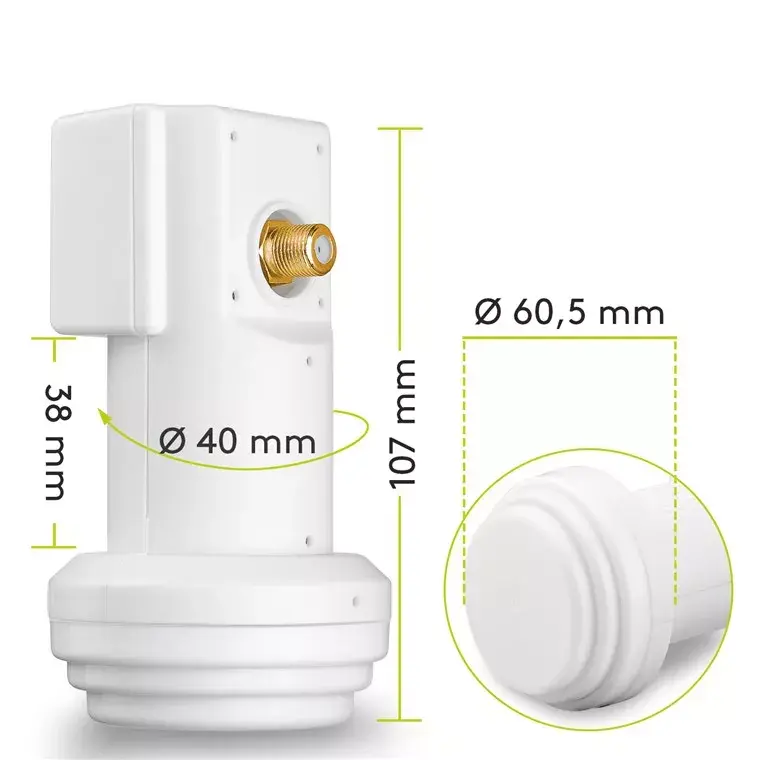 Universāls vienotais LNB Goobay 67269 Photo 4
