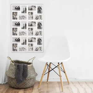 Photo frame Springos PF0001 10x15 cm white plastic – fits 10×15 photos