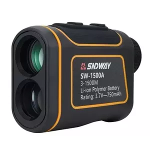 Лазерный дальномер SNDWAY SW-1500A — дальность 1500 м, модель SW-1500A, портативный измерительный прибор