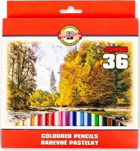 Colored pencils KOH-I-NOOR Omega Jumbo 36 colors (MPN 377955)