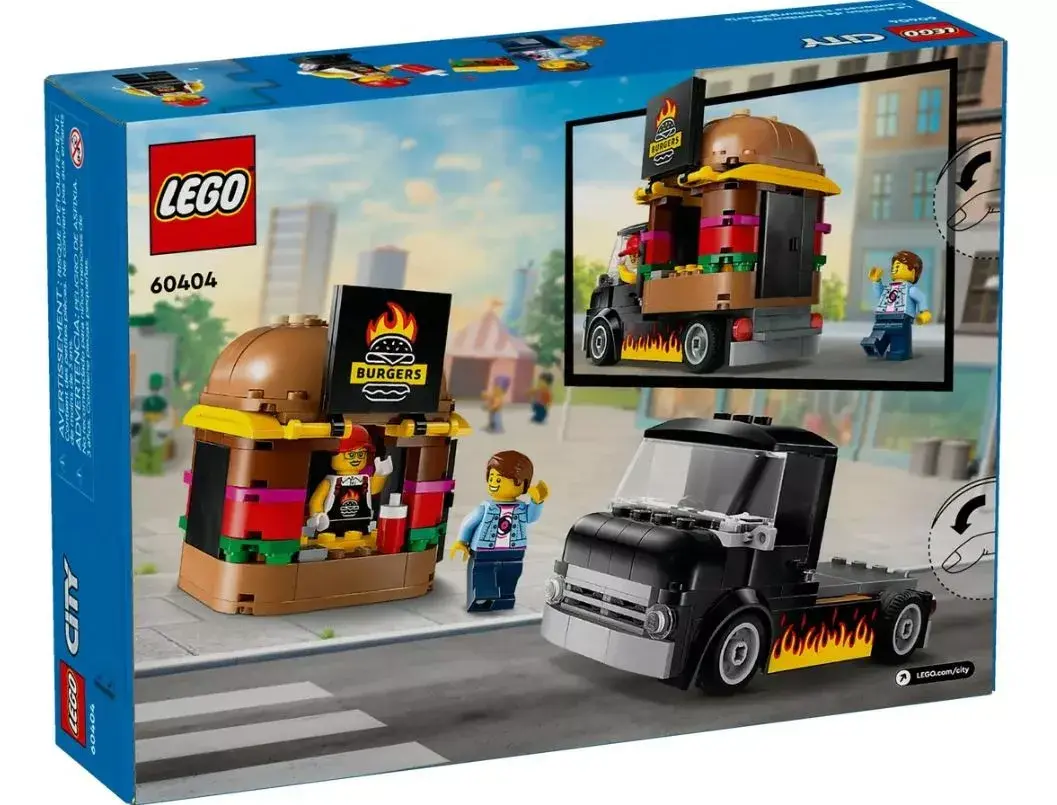LEGO CITY 60404 Burger Truck — 194 detaļas Photo 5