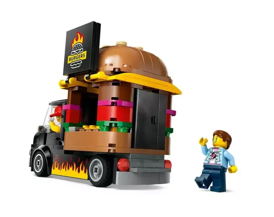 LEGO CITY 60404 Burger Truck — 194 detaļas Photo 7