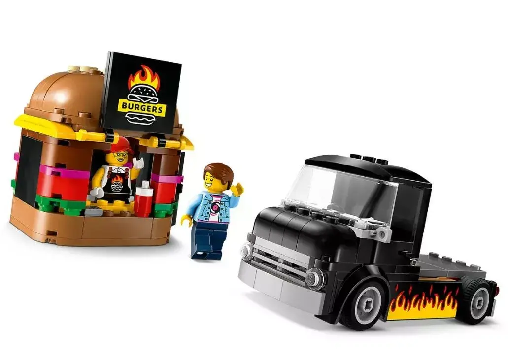 LEGO CITY 60404 Burger Truck — 194 detaļas Photo 8
