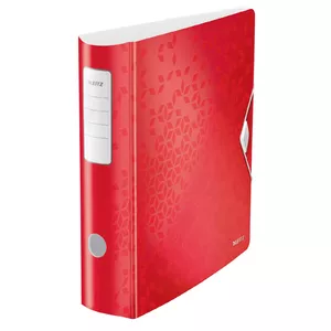 Leitz Active WOW ring binder A4 Red Polyfoam 312x82x318mm