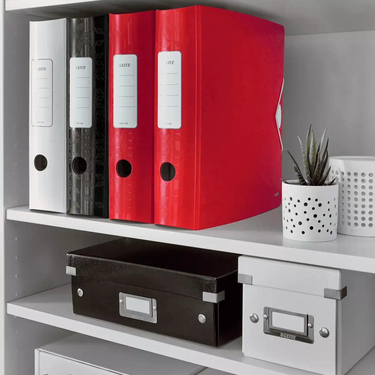 Leitz Active WOW mapes A4 Sarkans Photo 2