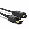 INCA IDPH-18T DisplayPort uz HDMI kabelis 1,8 m Photo 4