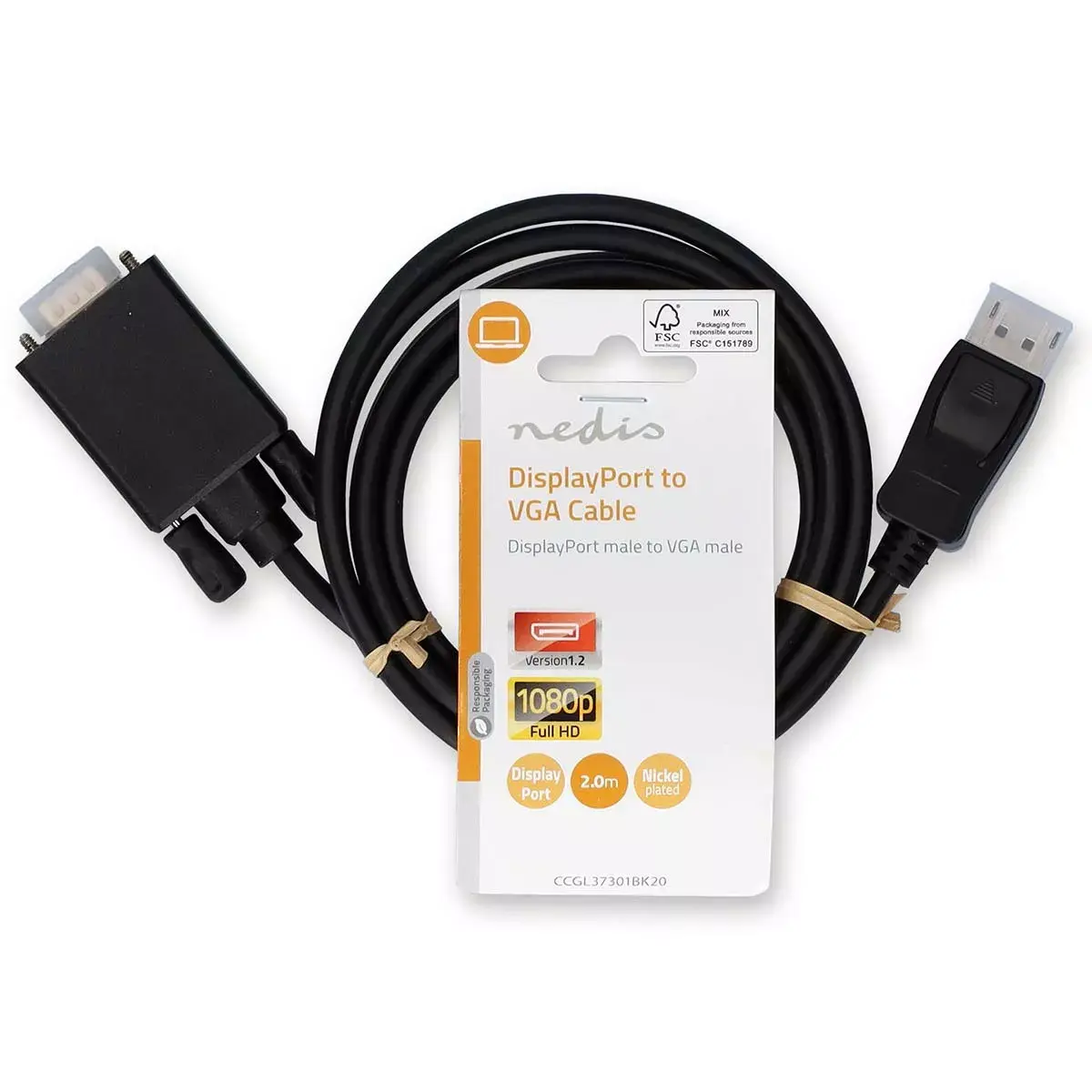 Video kabeļa adapters Nedis CCGL37301BK20 Photo 3