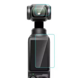 Tempered glass lens and screen protector Puluz for DJI OSMO Pocket 3 PU950T