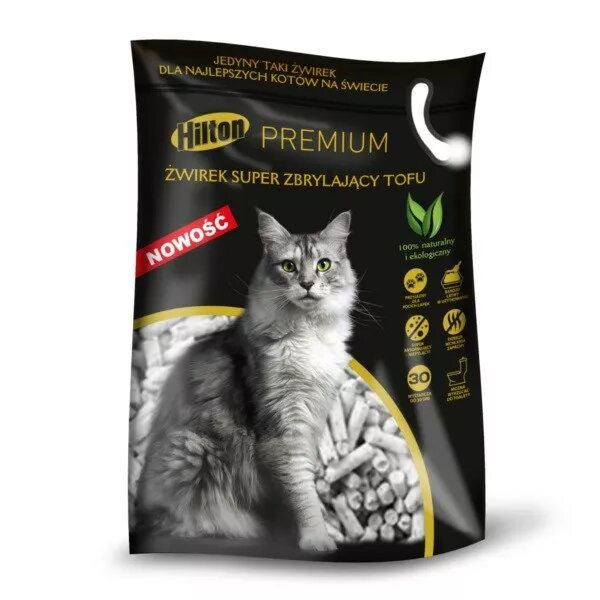 Sakultā kaķu smiltis Hilton Tofu Super