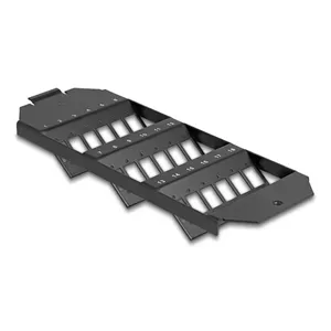 Bracket DeLOCK Optical Fiber Mounting 88163 SC Simplex LC Duplex Black