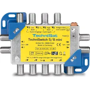 Slēdzis TechniSat TECHNISWITCH 5/8 MINI