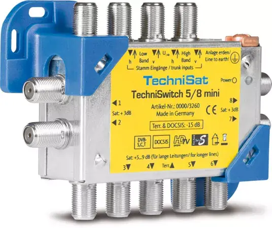 Slēdzis TechniSat TECHNISWITCH 5/8 MINI Photo 2