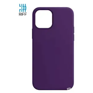 Back Cover Case Riff for Apple iPhone 12 Pro Max Purple Slim Soft Silicone
