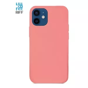 Protective soft silicone back cover case Riff for iPhone 12 Pro Max, rose