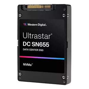 U.3 SSD Western Digital Ultrastar DC SN655 3.84 TB, PCIe 4.0 NVMe, 6800/2600 MB/s, TLC 3D NAND