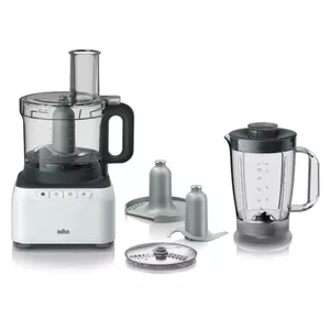 Braun FP3131WH кухонная комбайн 800 W 2,1 L Серый, Белый