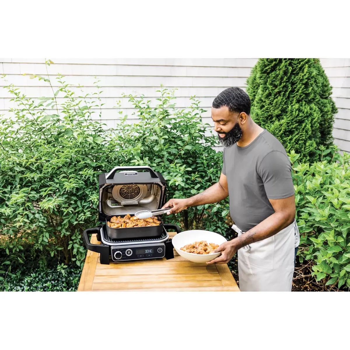 Контактный гриль Ninja Woodfire Outdoor Grill Photo 10