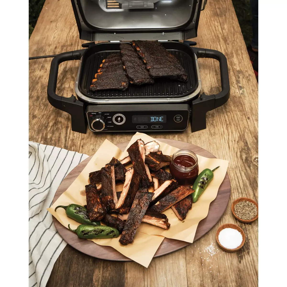 Контактный гриль Ninja Woodfire Outdoor Grill Photo 16