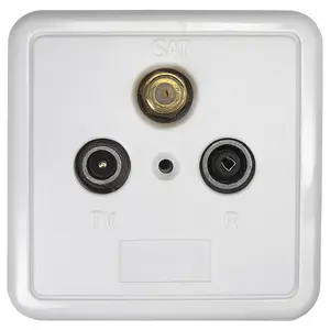 Socket outlet SAT + TV + Radio Axing SSD 2-10