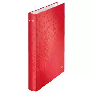 Leitz WOW Ring Binder A4 Red 250 Sheets 40mm