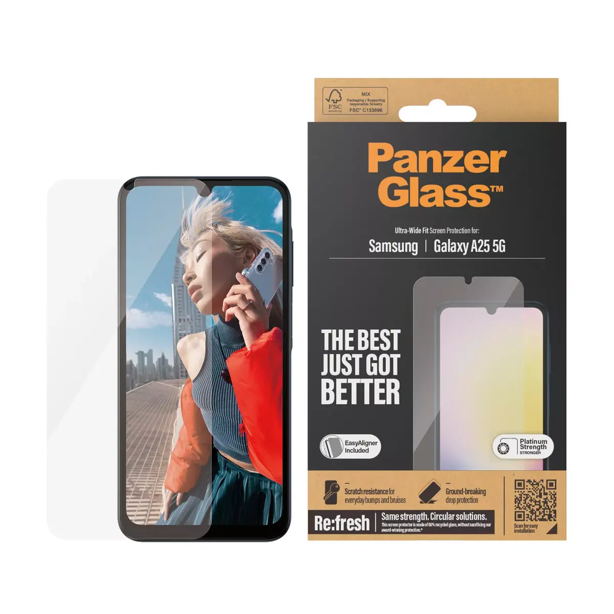 Ekrāna aizsargstikls PanzerGlass Samsung Galaxy A25 5G Photo 2
