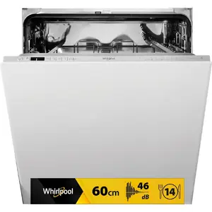 Посудомоечная машина Whirlpool WRIC 3C26 P Полновстраиваемая 14 комплектов 8 программ Функция AquaStop Класс энергопотребления E