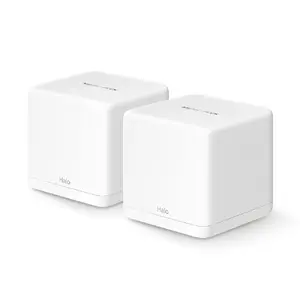 Mesh system MERCUSYS Halo H60X (2-pack) Dual-band Wi‑Fi 6, 1500 Mbps, up to 350 m², 2x LAN, internal antennas, white