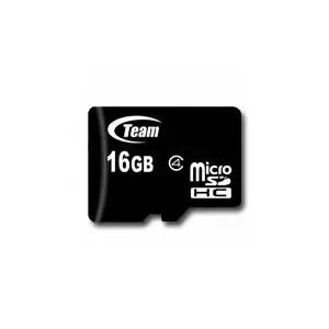 TEAM GROUP Atmiņa ( zibatmiņas kartes ) 16GB Micro SDHC Class 4 ar adapteri