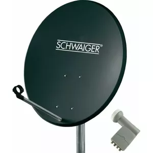 Satelīta sistēma SCHWAIGER SPI5501SET4 — komplekts 4 dalībniekiem, pilns komplekts