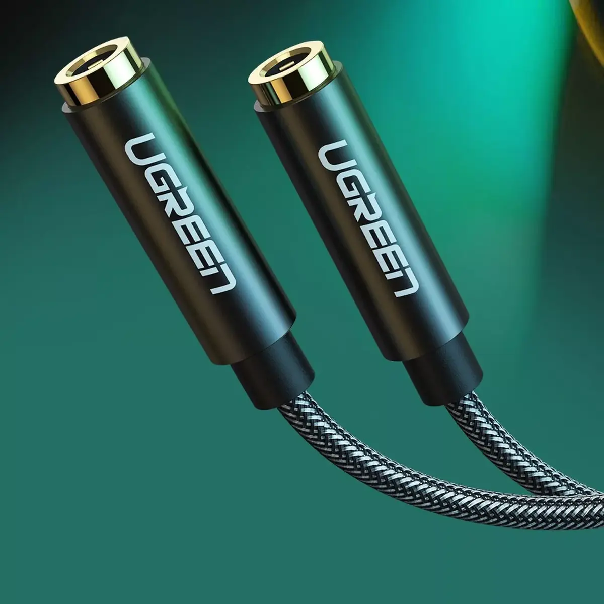 UGREEN AV123 3,5 mm vīrietis uz 2× sieviete Photo 2