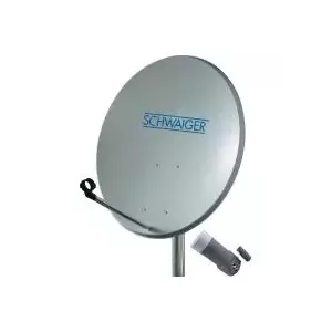 Satelīttelevīzijas sistēma SCHWAIGER SPI5500SET1 priekš 1 lietotāja, komplekts bez uztvērēja