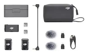 Mikrofons DJI Mic 2 Black Bezvadu 50-20000 Hz 120 dB