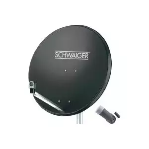 Satelītkomplekts SCHWAIGER SPI9961SET1 80 cm šķīvis, komplekts bez uztvērēja