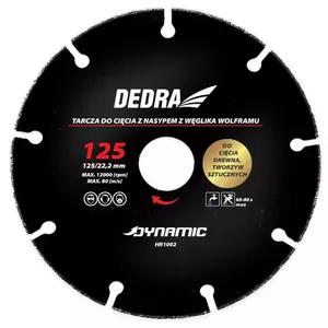 Аксессуар для угловой шлифмашины Dedra HR1002 Диаметр 12.5 см