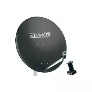 Satellite TV System SCHWAIGER SPI991.1SET for 4 Users without Receiver