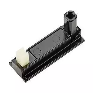 Desk mounting base Bachmann DESK2 RAL9005 Black — set of 2