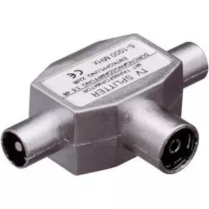 Satelīta signāla sadalītājs Renkforce 801302, 2‑virzienu, 5–1000 MHz