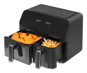 Аэрофритюрница Zelmer ZAF9000 Dual 9 л 1800 Вт черная