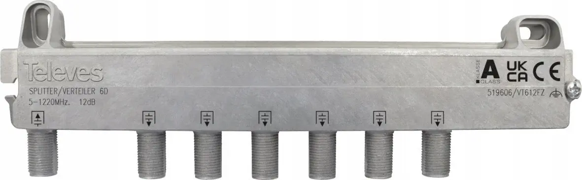 Televes 6‑veidu sadalītājs VT612FZ 5–1218 MHz Photo 2