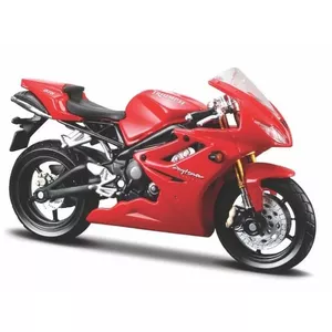 Модель двигателя Triumph Daytona 675 с подставкой 1/18