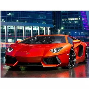 Алмазная мозаика - Красный автомобиль