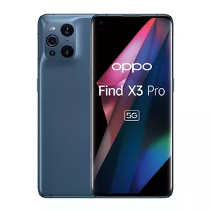 OPPO Find X3 Pro 17 cm (6.7") Divas SIM kartes Android 11 5G USB Veids-C 12 GB 256 GB 4500 mAh Zils