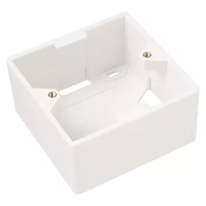 Wall box SOLARIX SX9 80×80×41 mm — recessed installation box for electrical outlets and switches