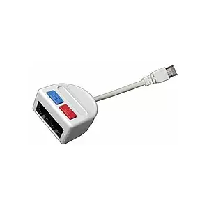 Сплиттер SOLARIX модель 13206440 — сетевой 10BaseT сплиттер, 2× RJ45 порта